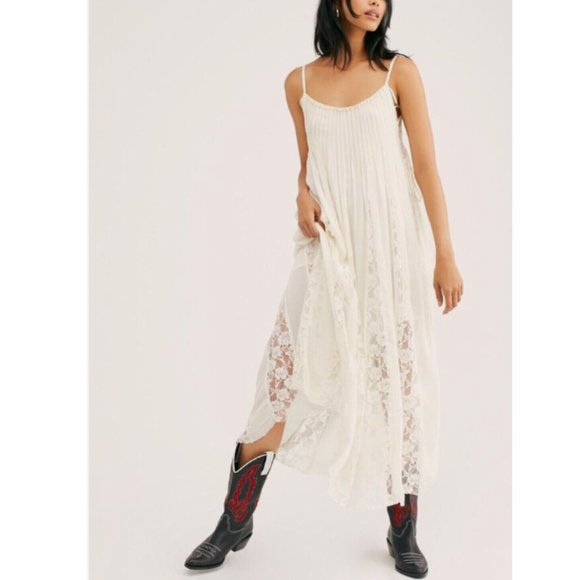 Free People FP One Hailee Sundress Lace Maxi Dress - Picture 2 of 8